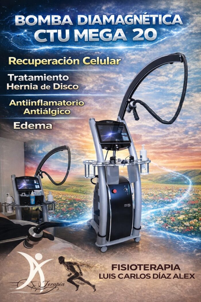 BOMBA DIAMAGNÉTICA CTU MEGA 20 EN LINARES FISIOTERAPIA AVANZADA DE ÉLITE PARA PACIENTES QUE EXIGEN LO MEJOR